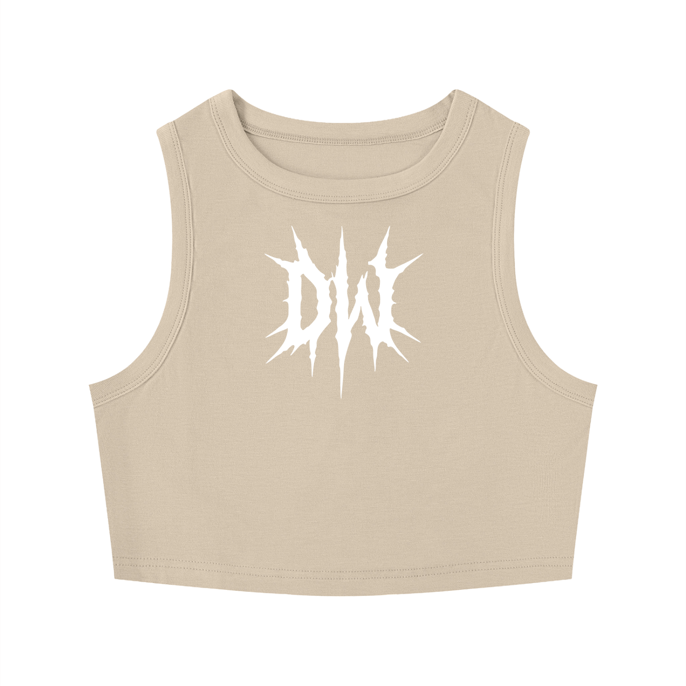 Women's Tight Crewneck Crop Tank Top