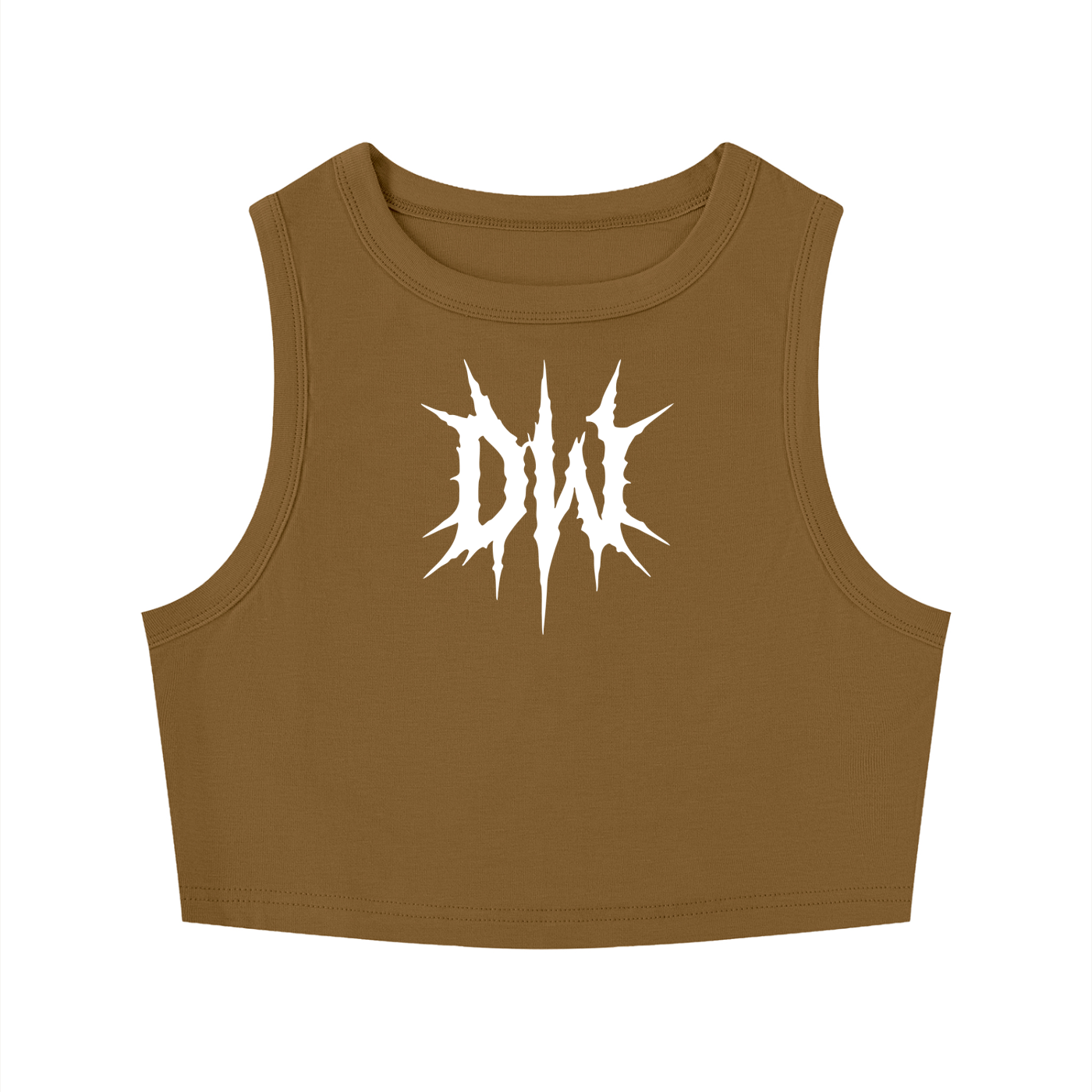 Women's Tight Crewneck Crop Tank Top